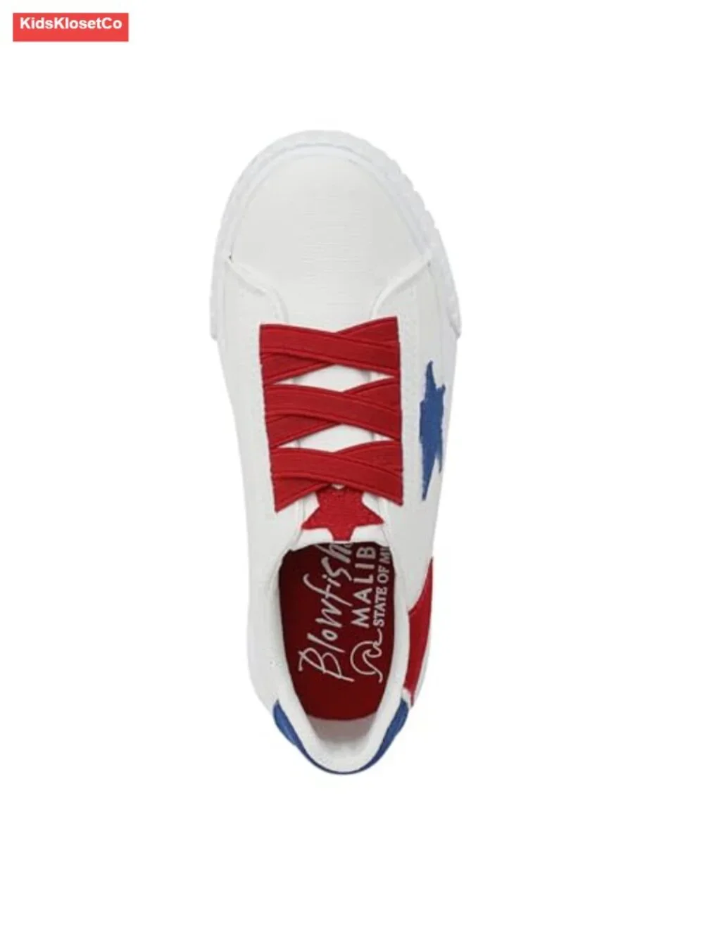 Girls Canvas Slip-On Sneakers Star Accents Cushioned EVA Sole